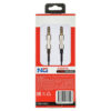 Кабель mini jack 3.5 mm - mini jack 3.5 mm, NG 1.5 м, черный