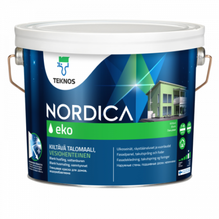 TEKNOS NORDICA Eco / ТЕКНОС НОРДИКА Эко (9л) PM3 глянцевая краска для фасадов