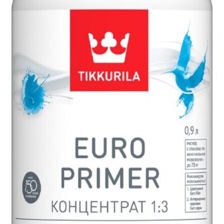 Tikkurila Euro Primer / Тиккурила Евро Праймер (10л) 1:3